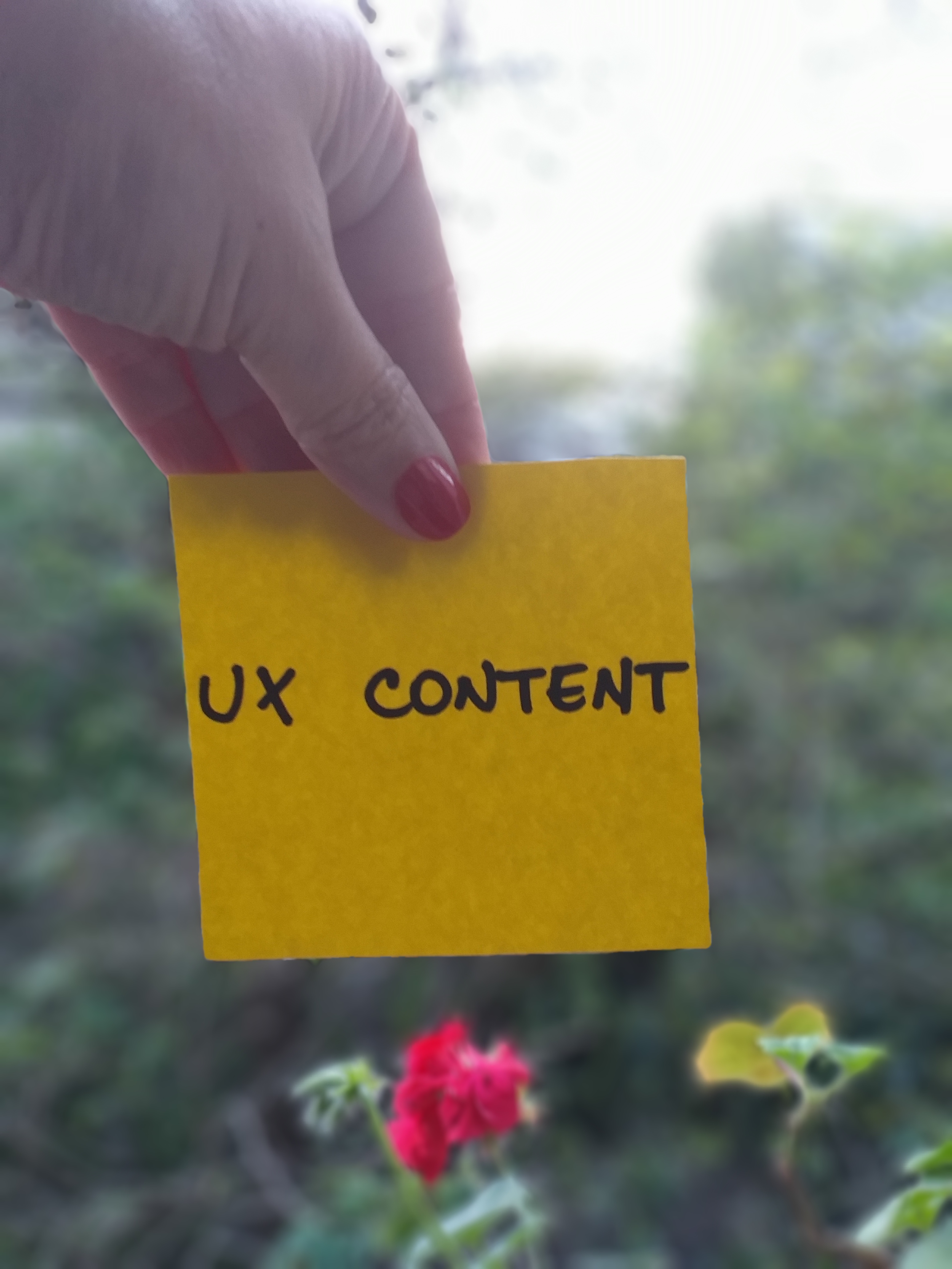 UX Content home